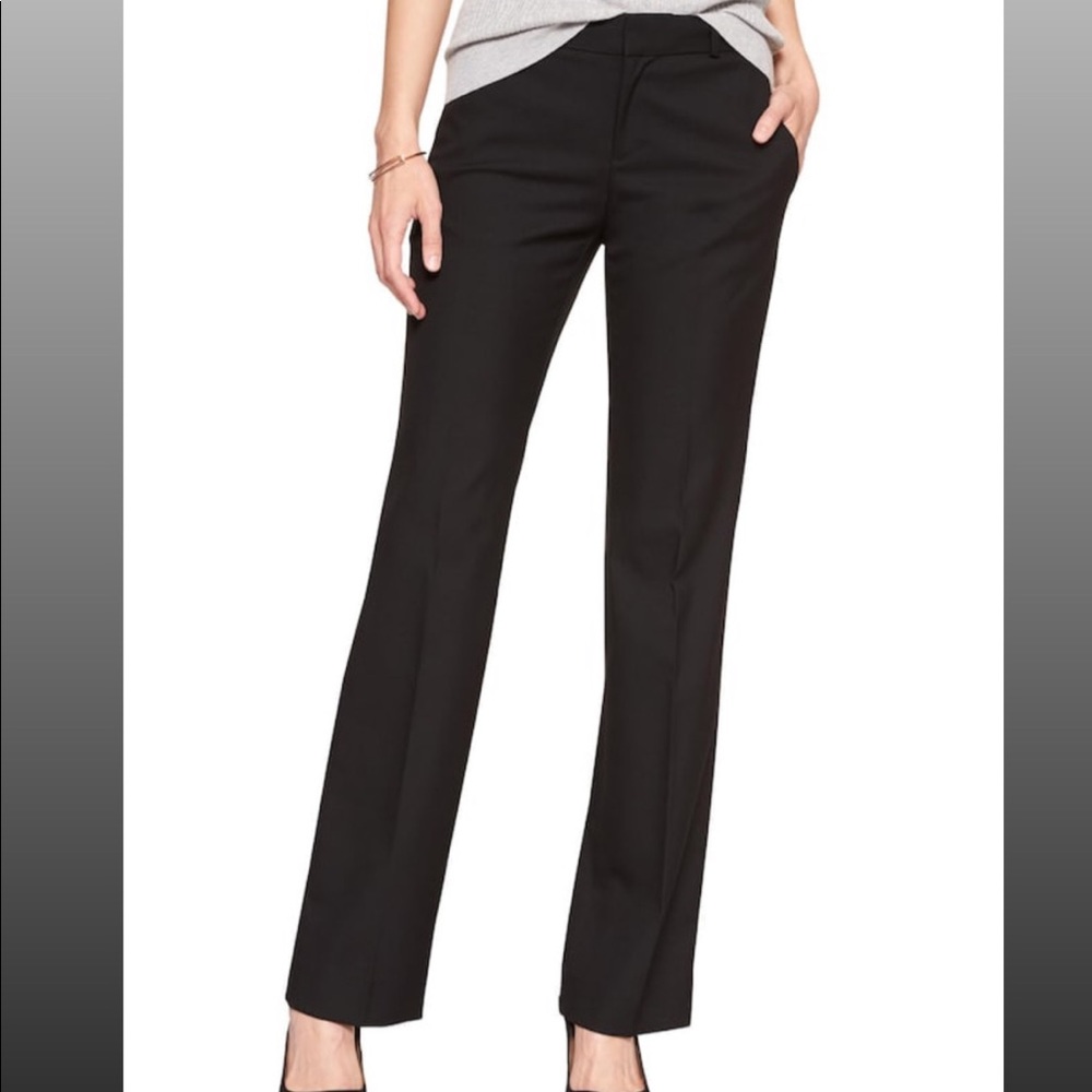 Banana Republic Black Martin Fit Pant